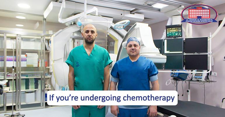 Promotion for patients who undergo chemotherapy – we offer you implantation of central infusion port